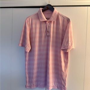 Nike Men's Pink Polo Shirt